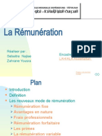 La Remuniration