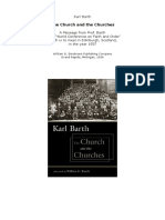 Barth, Karl - The Church and The Churches