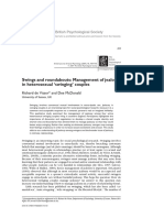 Swings and Roundabouts Management of Jealousy in Heterosexual Swinging' Couples