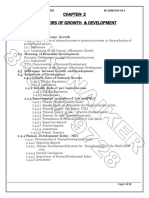 Chapter-2 Indicators of Growth & Development: Topics