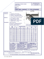 R/F - Pn16 Rating Cast Compact 'Y'-Type Strainer: Sdd/Ycp/Pn16/Stl