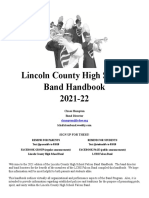 Lchs 2021-22 Band Handbook