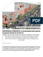 Post - DEFENSAS URBANAS - 6 Propuestas para Ganar La Guerra Frente Al Covid-19