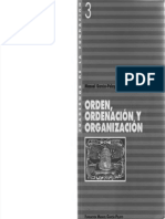 Manuel García Pelayo - Orden Ordenación y Organización