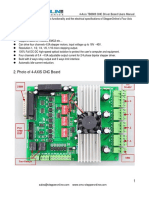 Key Features: 4-Axis TB6600 CNC Driver Board Users Manual