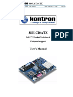 889LCD/ATX: User's Manual