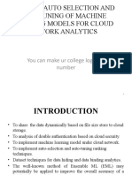 Dynamic Auto Selection and Auto Tuning of Machine