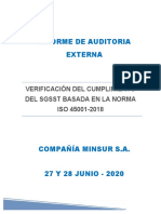 Informe de Auditoria Externa-45001