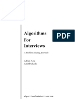 Algorithms For Interviews: A Problem Solving Approach