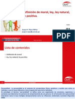 DEONTOLOGIA - Ley Moral, Natural y Positiva