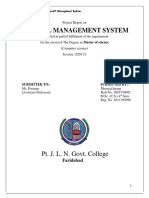 Payroll Management System: Pt. J. L. N. Govt. College