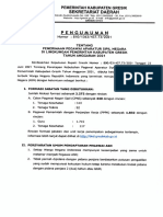 Pengumuman Penerimaan Asn Kabupaten Gresik Tahun Anggaran 2021