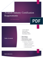 Aviation Industry Certification Requirements: Capt. Furqan Hussain