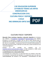 Cultura Fisica y Deporte