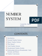 Number System: Created By: Palash Sachan