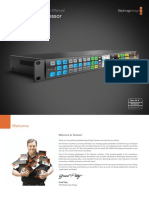 Teranex 2D Processor: Installation and Operation Manual