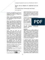 Neutrophil To Lymphocyte Ratio in Diagnosis of Complicated and Non-Complicated Appendicitis