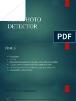 MSM Photo Detector