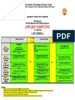 STTP Schedule Atal