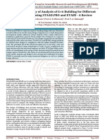 Comparative Study of Analysis of G 6 Building For Different Seismic Zones Using STAAD - PRO and ETABS A Review