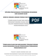 Pemelukan Islam Dan Implikasinya Terhadap Bidang Kuasa Mahkamah Dalam Permohonan Pembubaran Perkahwinan Sivil