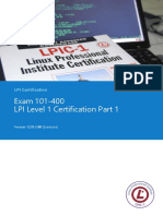 Exam 101-400 LPI Level 1 Certification Part 1