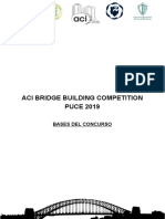 ACI Bridge Building Competition PUCE 2019