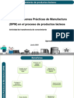 Manual de Buenas Prácticas de Manufactura (BPM) en El Proceso de Productos Lácteos