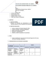 PLAN DE TRABAJO COLEGIADO, CyT, MATEMÁTICA - 2021