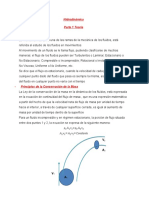 Hidrodinámica Parte 1 Teoría Introducción: ρ A v ρ A v A v A v Constante