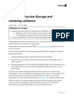 Vaccine Storage Handling Pfizer Moderna