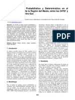 Comparación de Modelos Probabilisticos y Deterministicos