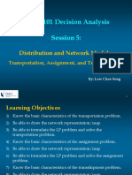 DA05 Transportation, Assignment, and Transshipment