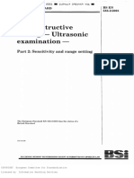 EN - 583-2 - (2001) - Non-Destructive Testing. Ultrasonic Examination. Sensitivity and Range Setting