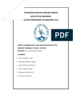 Trabajo 03 - Elaboración y Evaluacion de Proyectos - Caso Empresa Inmobiliaria