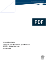 Transport and Main Roads Specifications MRTS81 Bridge Bearings