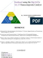 Synthesis of Using The Nanocomposite Catalyst: Biodiesel Mg/Al/Zn Hydrotalcite/SBA-15