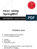 Inf5750 - Lecture 4.a - Rest Using Spring MVC - v2