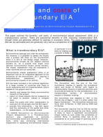 Pamphlet - Benefits of Transboundary EIA