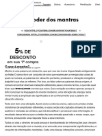 O Poder Dos Mantras - Significado e Benefícios - Yogateria