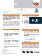 Technical Data: Vac Pump Oil