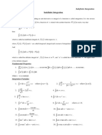 Indefinite Integration