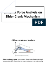 UNIT 2 (B) Dynamic Force Analysis