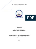 Volcanism and Its Hazards: Sohail Ahmed Bs-Geology (5A) .2016 Submitted To: Mr. Masoodanwer