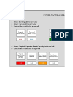 Power Factor Correction Calculator V.02