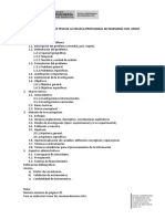 Estructura Tesis, Plan Tesis, PP