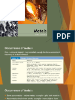 Metals: Sci 401 Lecture 8