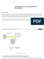 Serial Communication Data Transmission To PC Using USART of 8051 (89c51,89c52) Microcontroller