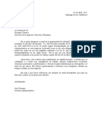 1 1 Modelo de Carta de Dimision - 1