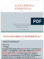 Teología Bíblica Sistemática I